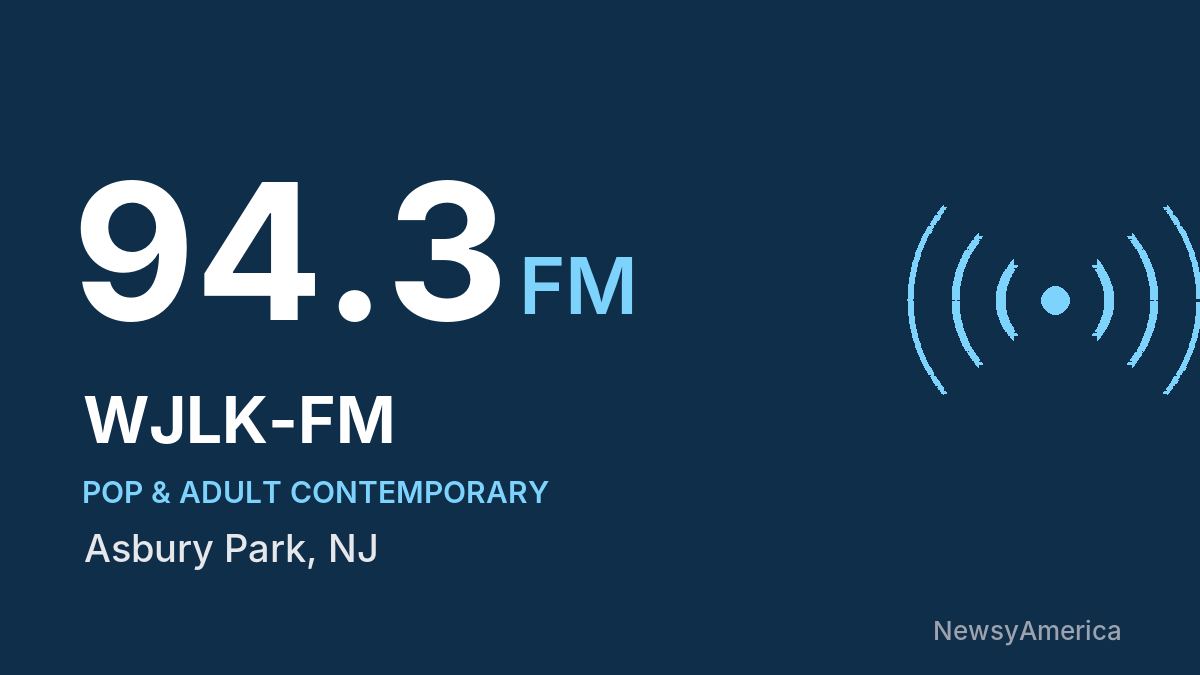 WJLK-FM 94.3 FM – Asbury Park