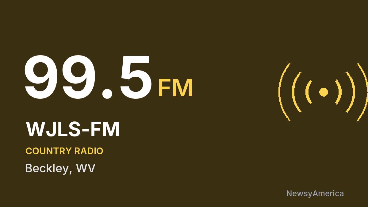 WJLS-FM 99.5 FM – Beckley