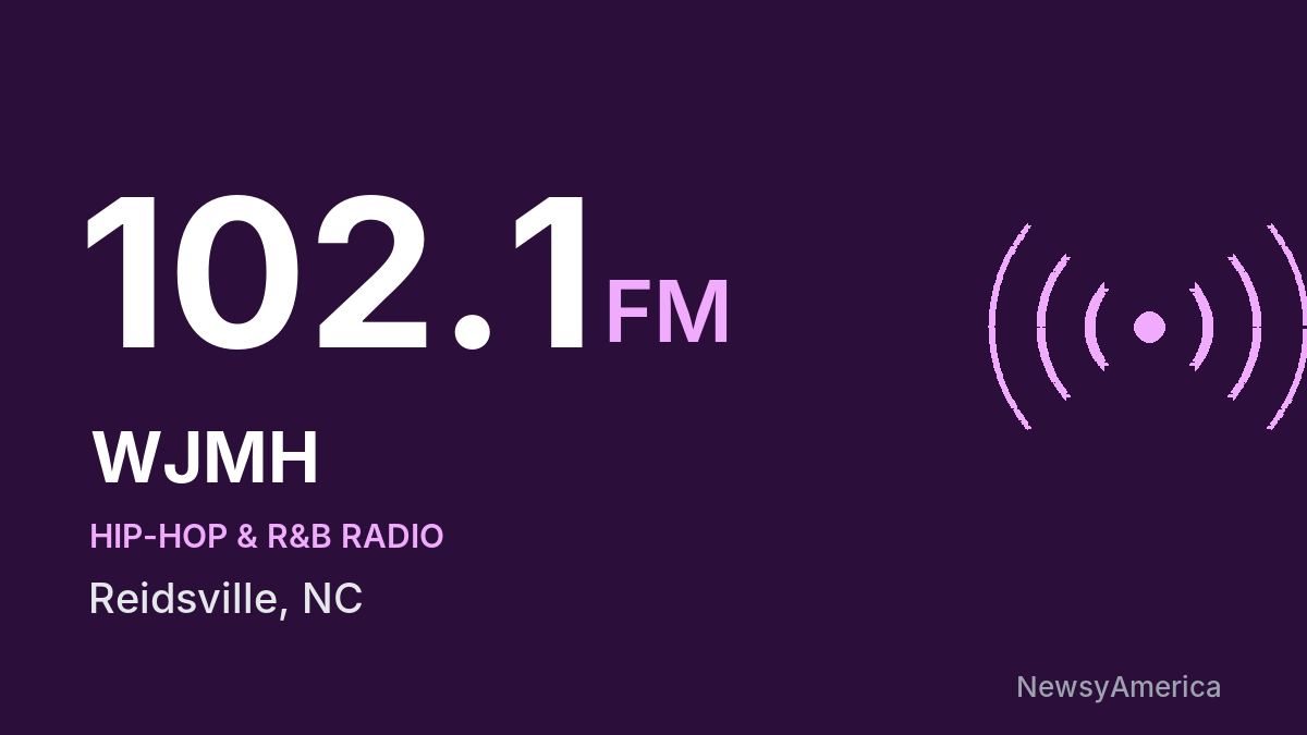 WJMH 102.1 FM – Reidsville
