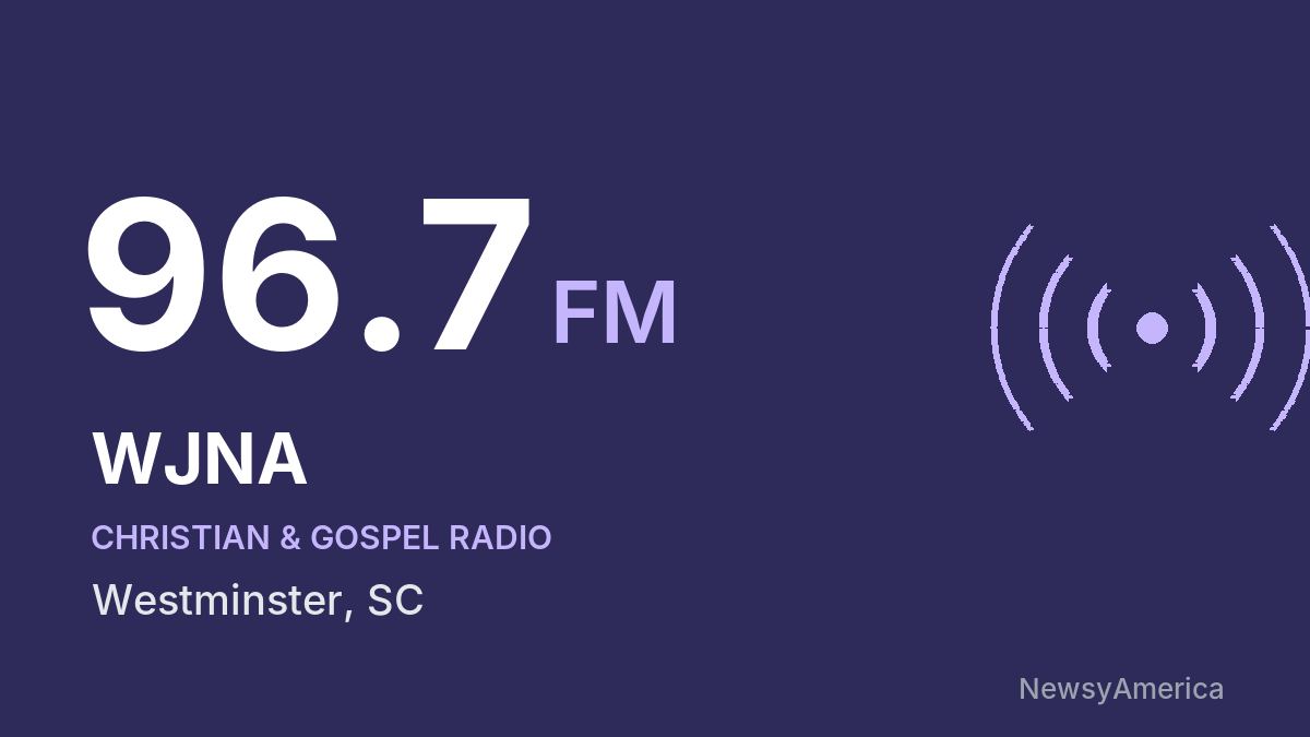 WJNA 96.7 FM – Westminster