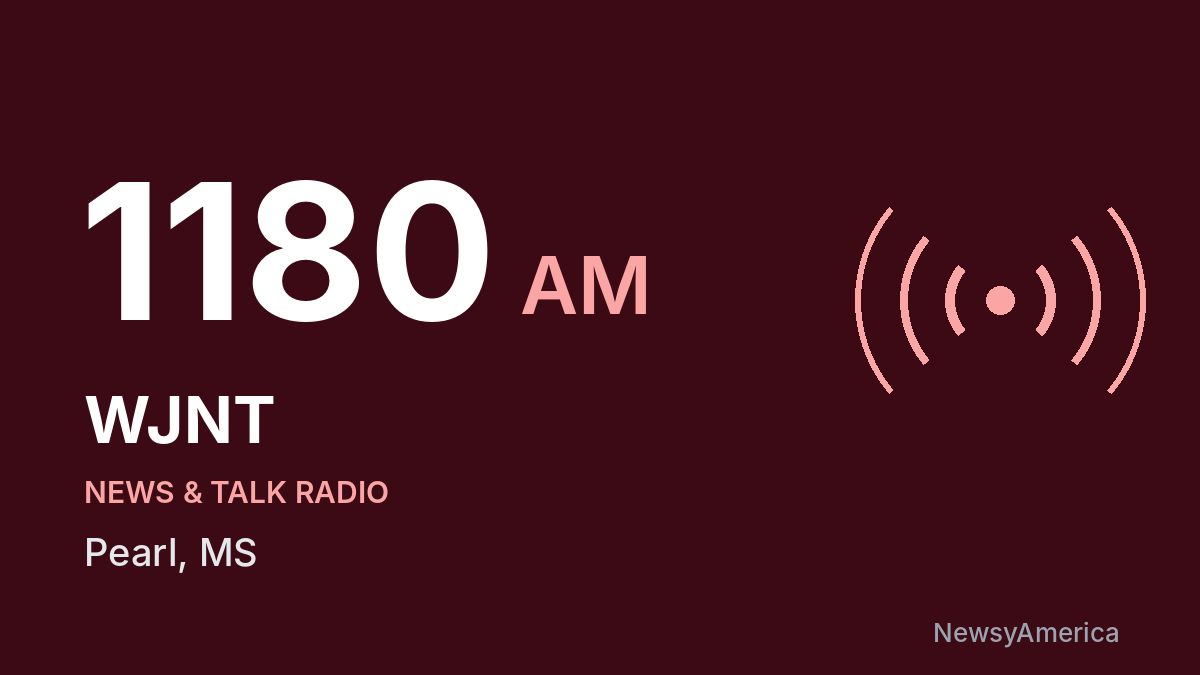 WJNT 1180 AM – Pearl