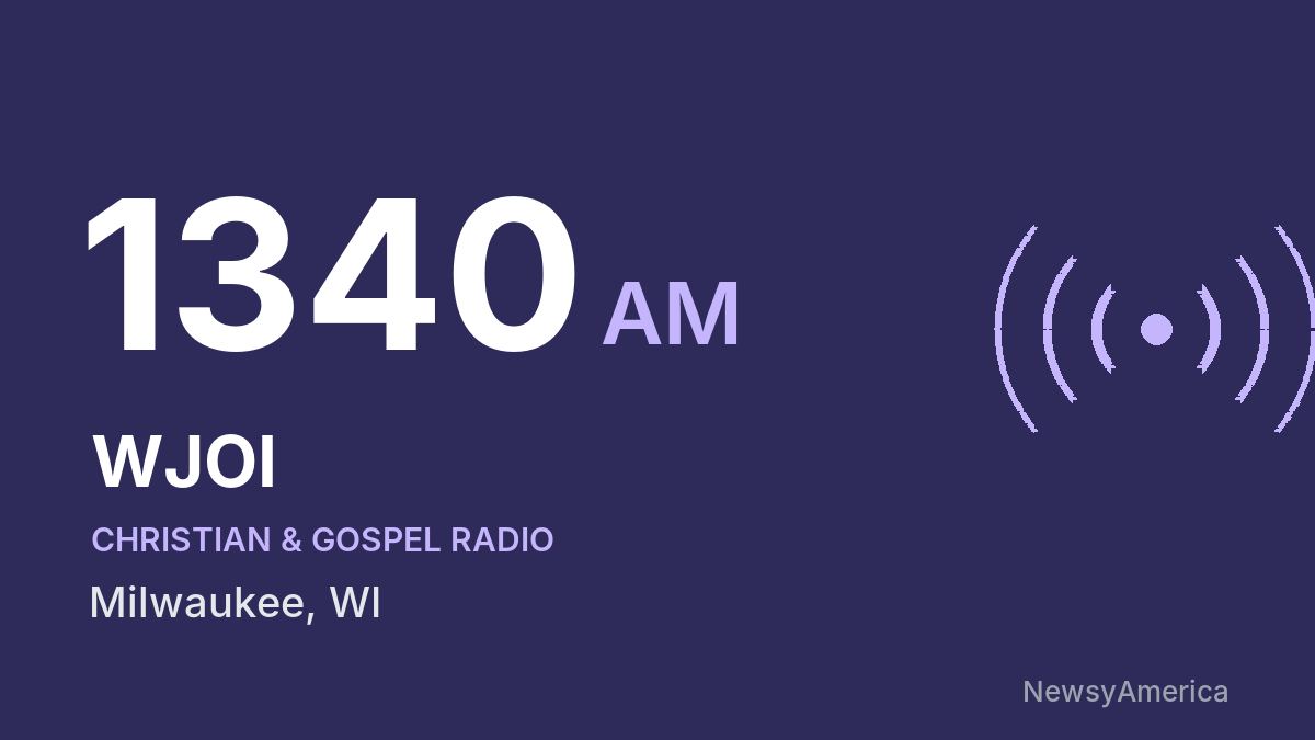 WJOI 1340 AM – Milwaukee