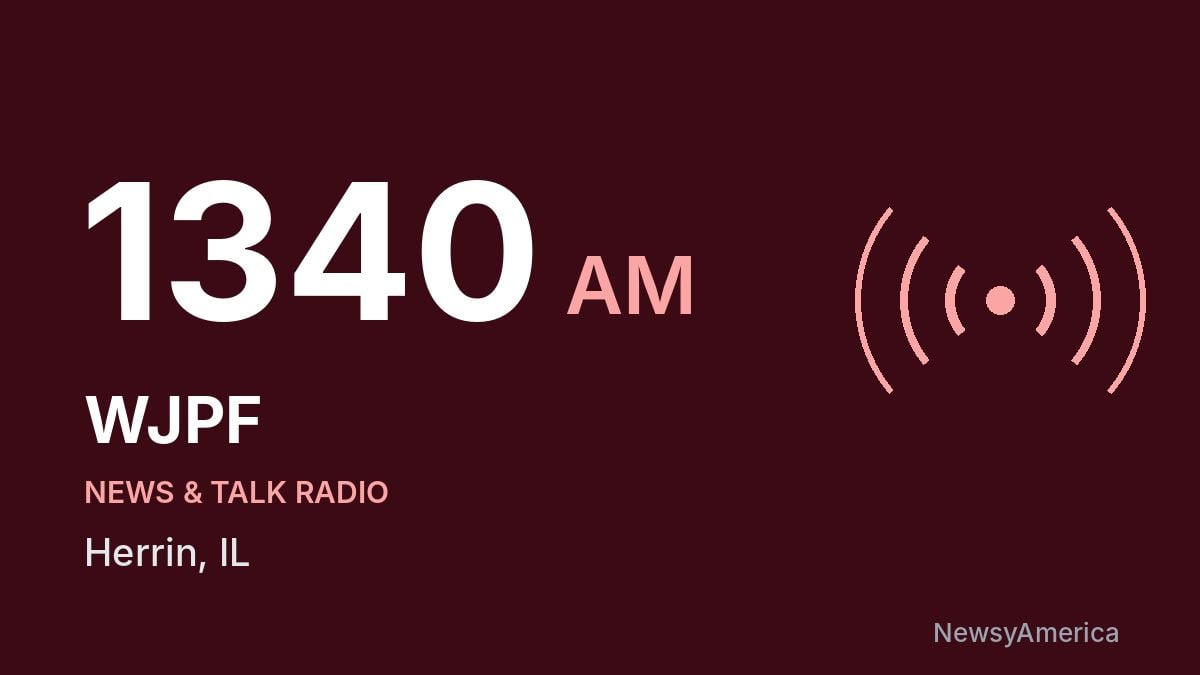 WJPF 1340 AM – Herrin