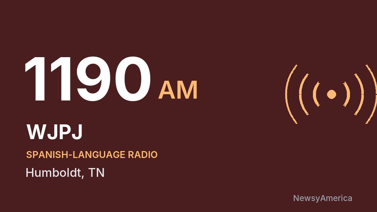 WJPJ 1190 AM – Humboldt
