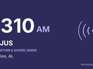 WJUS 1310 AM, Marion, AL
