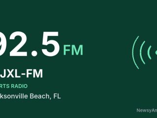 WJXL-FM 92.5 FM, Jacksonville Beach, FL