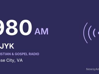 WJYK 980 AM, Chase City, VA