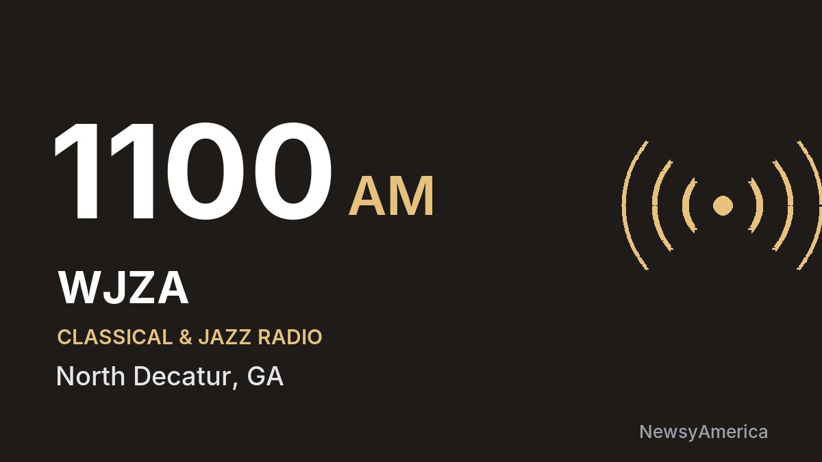 WJZA 1100 AM – North Decatur