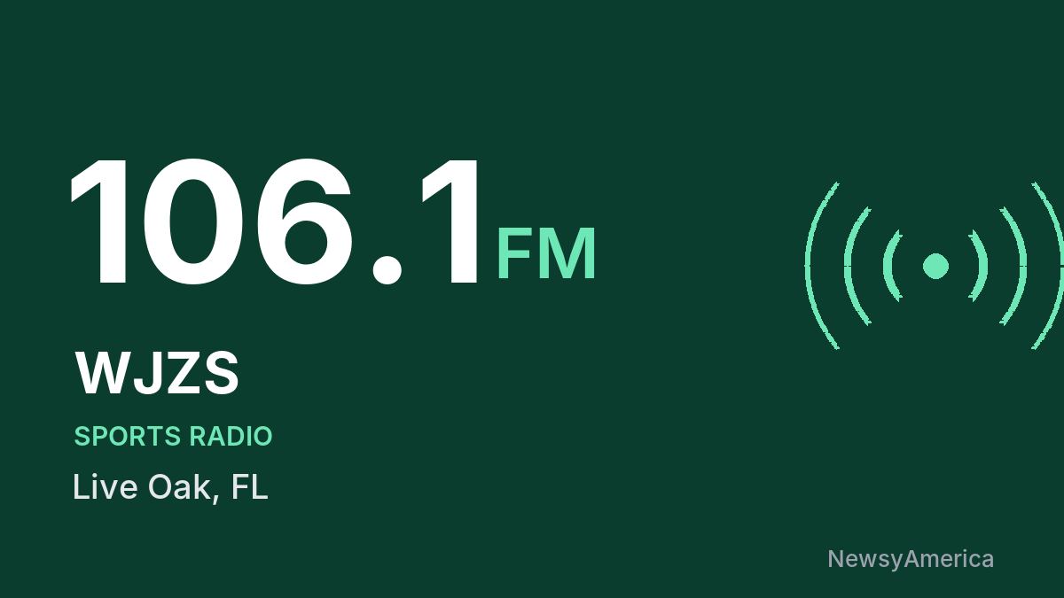 WJZS 106.1 FM – Live Oak
