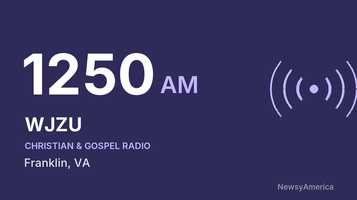 WJZU 1250 AM – Franklin