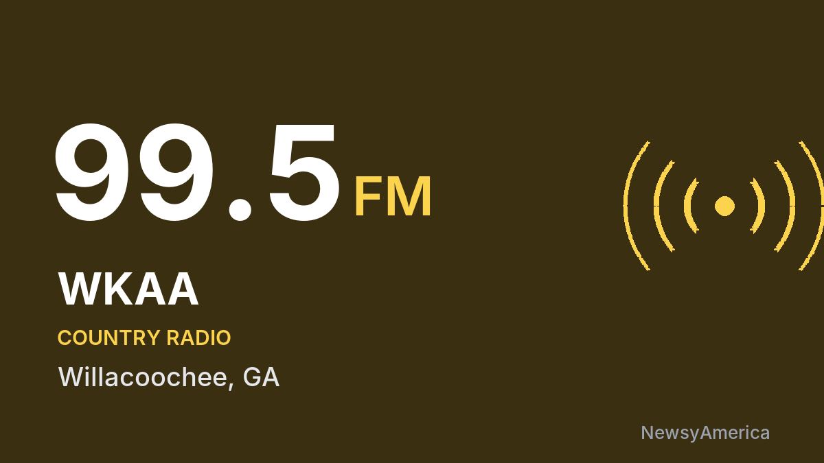 WKAA 99.5 FM – Willacoochee