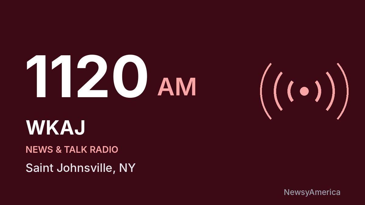 WKAJ 1120 AM – Saint Johnsville