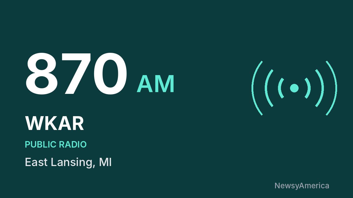 WKAR 870 AM – East Lansing