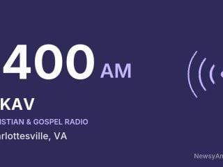 WKAV 1400 AM, Charlottesville, VA