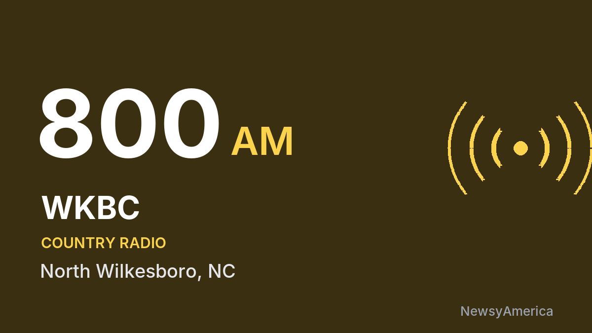 WKBC 800 AM – North Wilkesboro