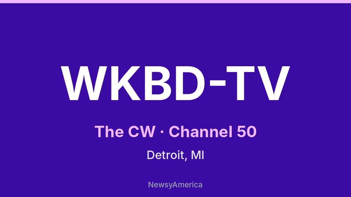 WKBD-TV – The CW 50 Detroit