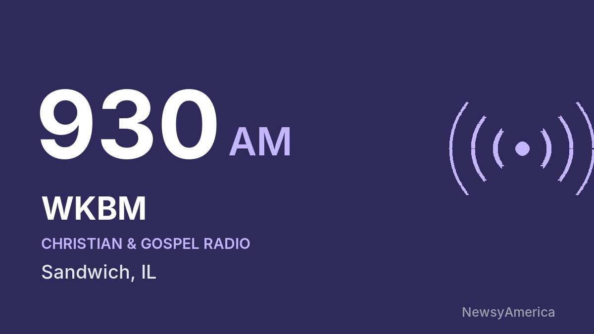 WKBM 930 AM – Sandwich