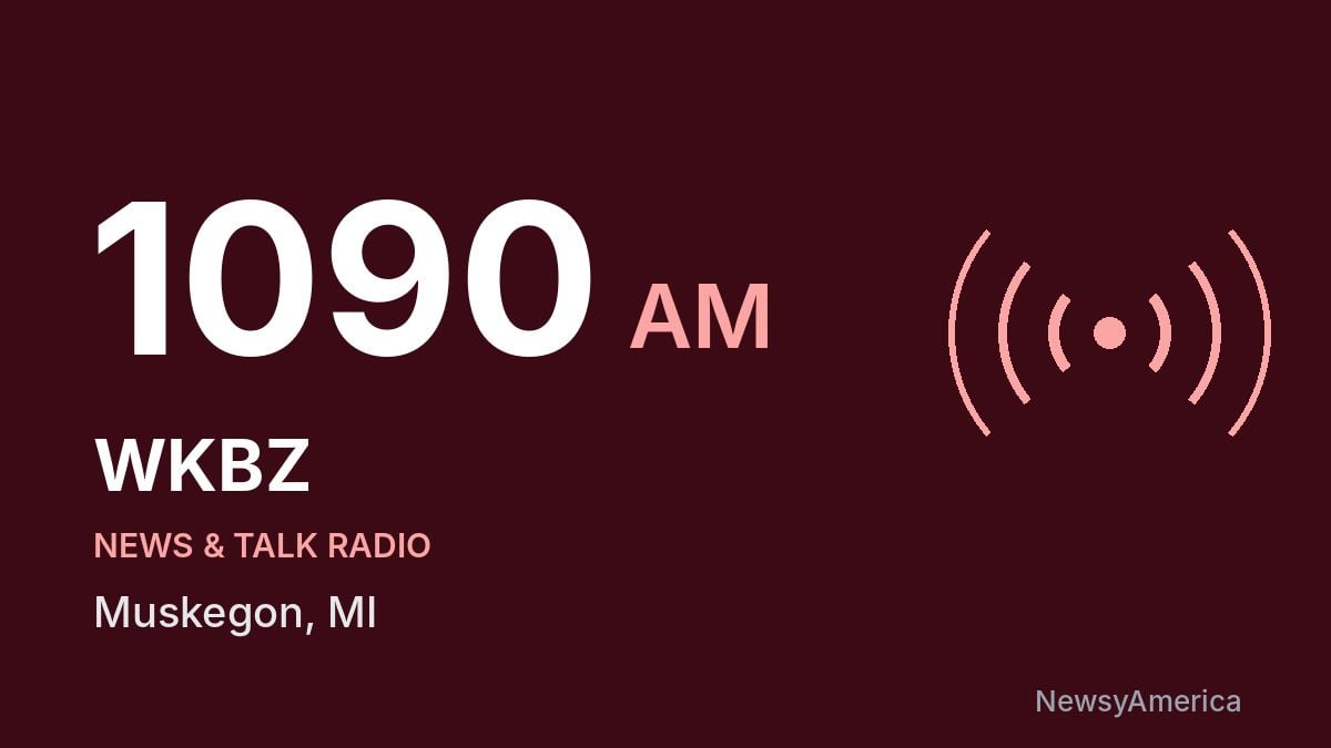 WKBZ 1090 AM – Muskegon