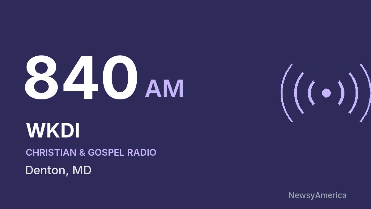 WKDI 840 AM – Denton