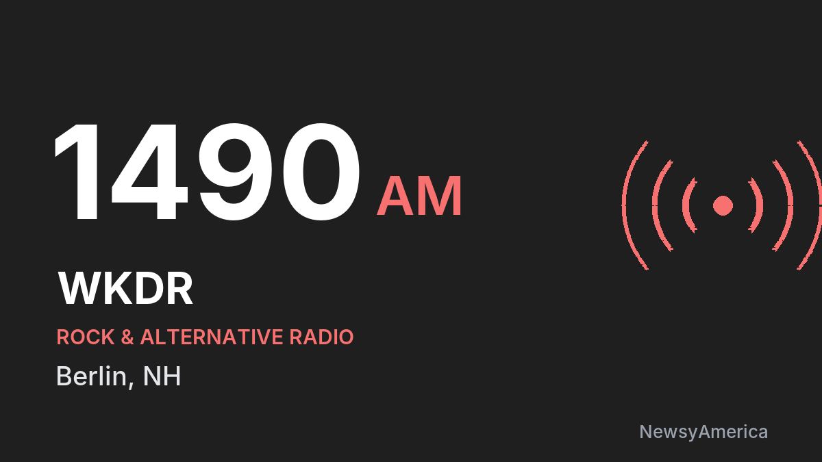WKDR 1490 AM – Berlin