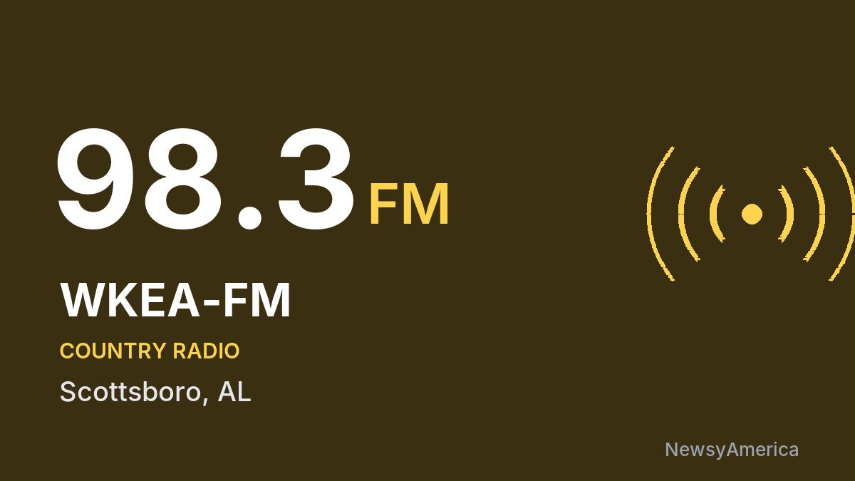 WKEA-FM 98.3 FM – Scottsboro
