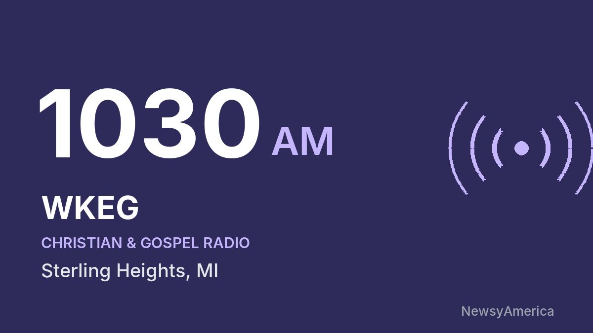 WKEG 1030 AM – Sterling Heights