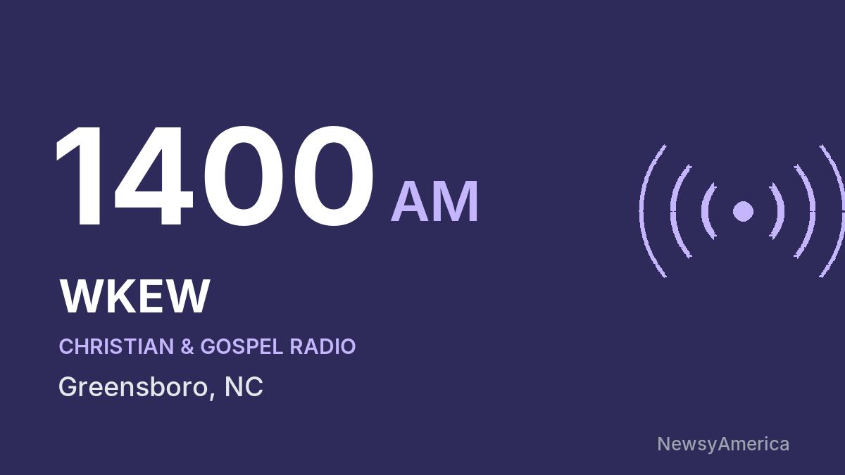 WKEW 1400 AM – Greensboro