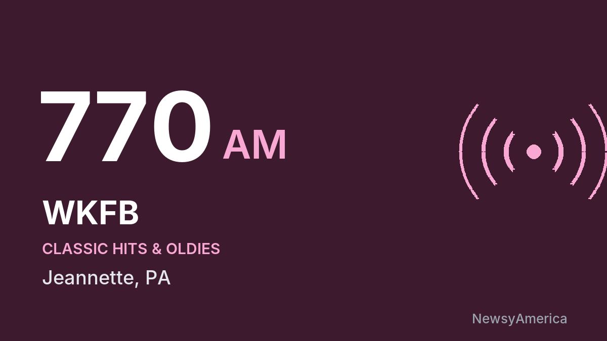 WKFB 770 AM – Jeannette