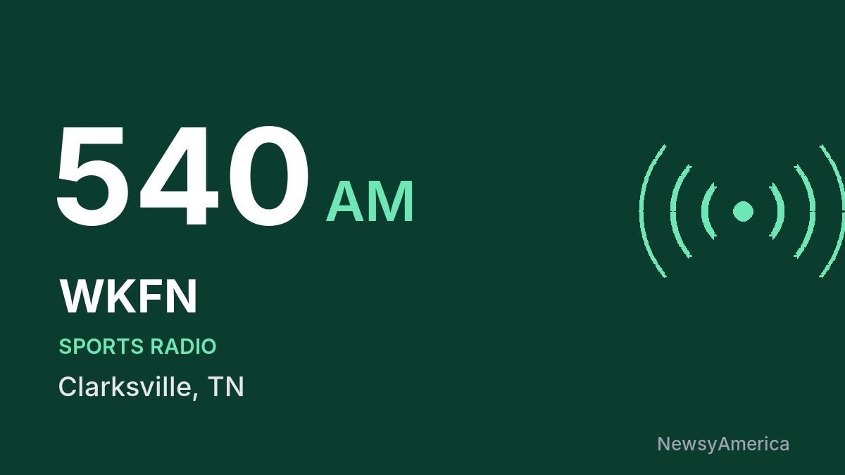 WKFN 540 AM – Clarksville