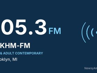 WKHM-FM 105.3 FM, Brooklyn, MI