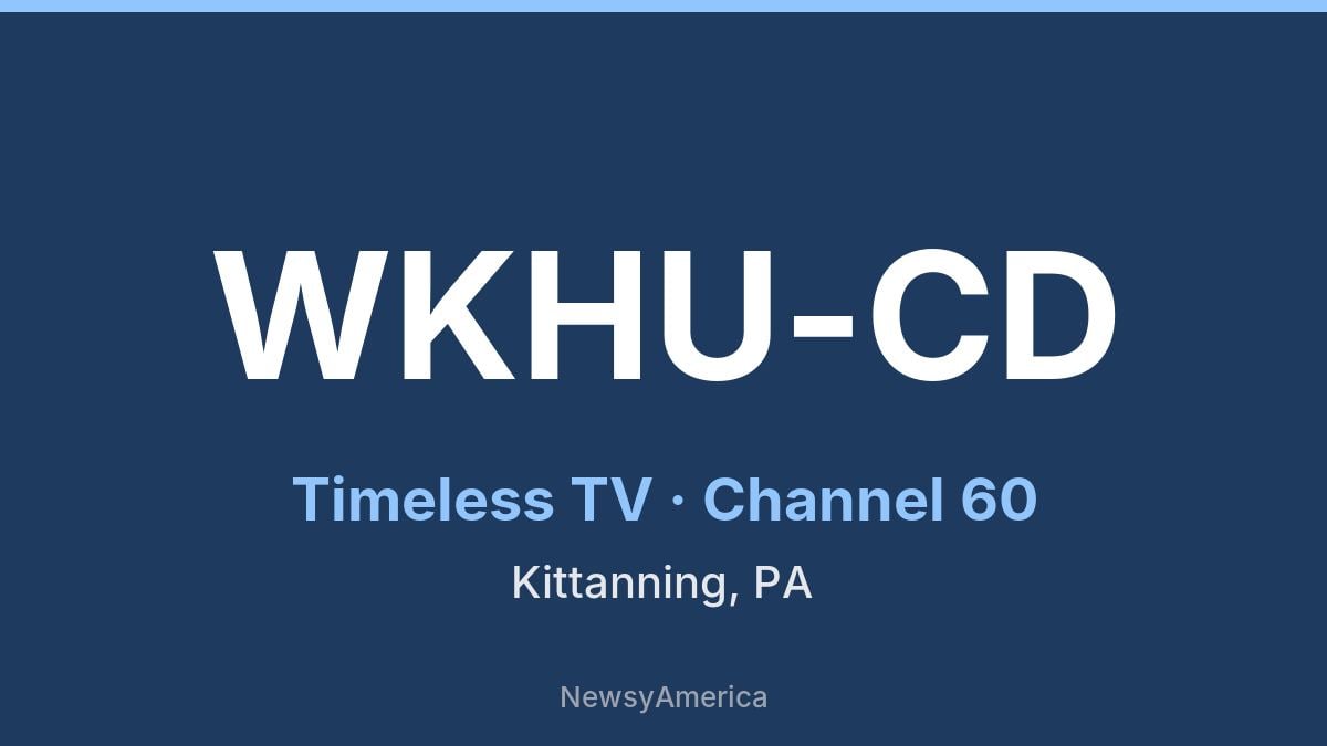 WKHU-CD – Timeless TV 60 Pittsburgh