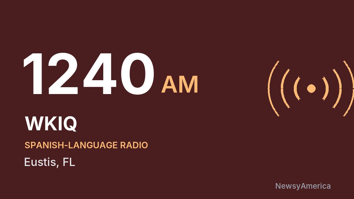 WKIQ 1240 AM – Eustis