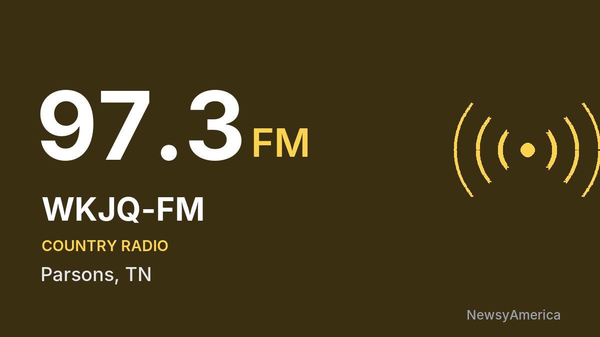 WKJQ-FM 97.3 FM – Parsons