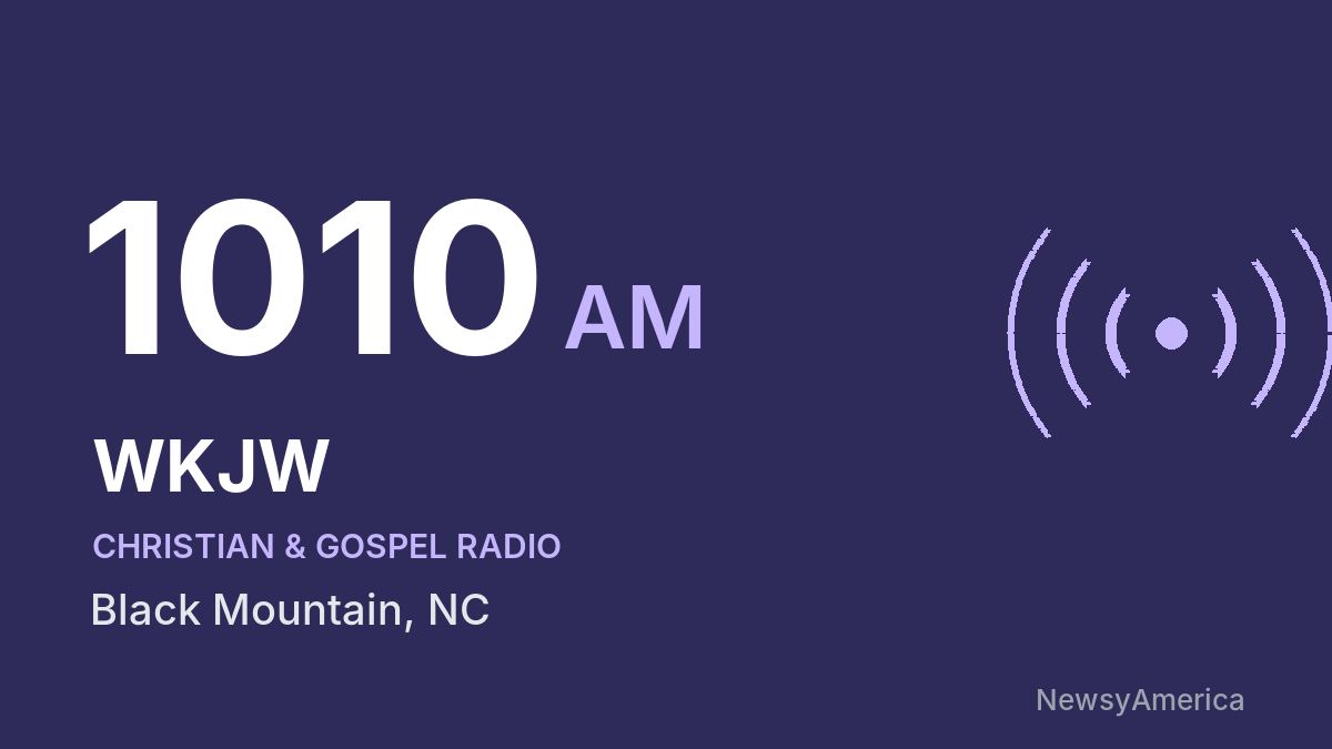 WKJW 1010 AM – Black Mountain