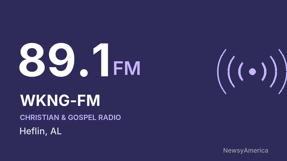 WKNG-FM 89.1 FM – Heflin
