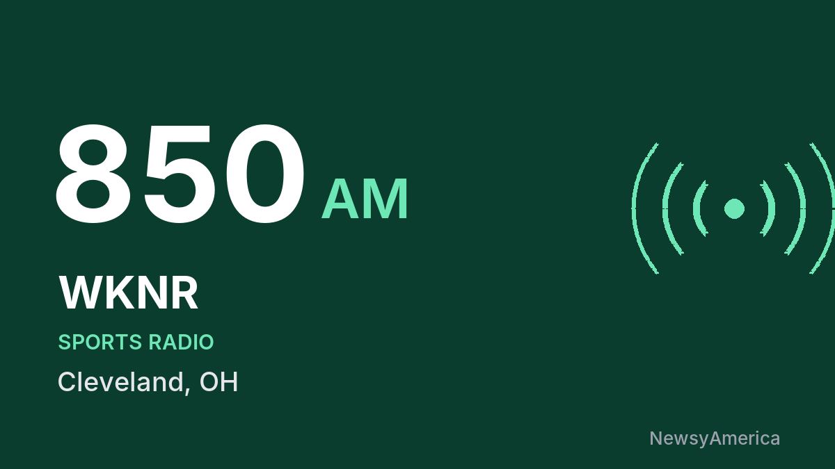 WKNR 850 AM – Cleveland
