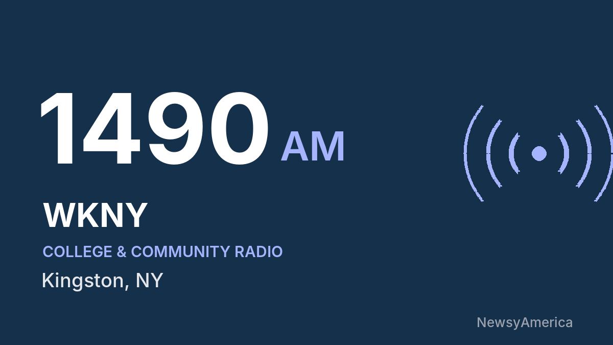 WKNY 1490 AM – Kingston
