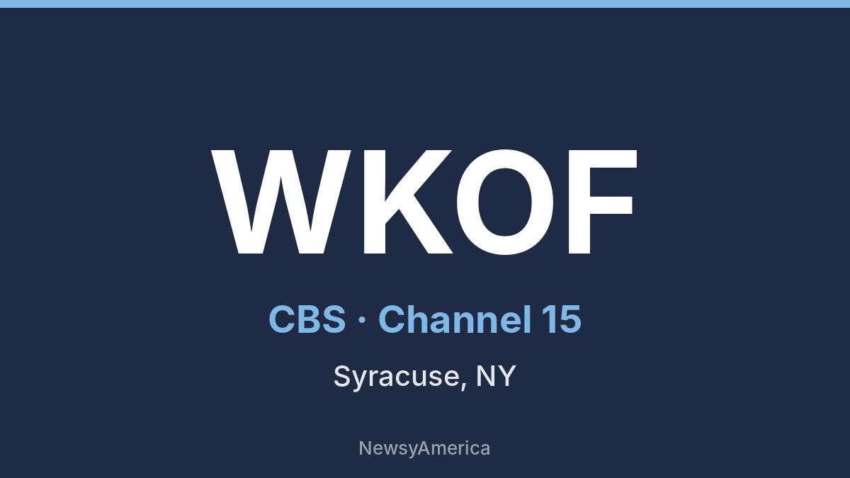 WKOF – CBS 15 Syracuse