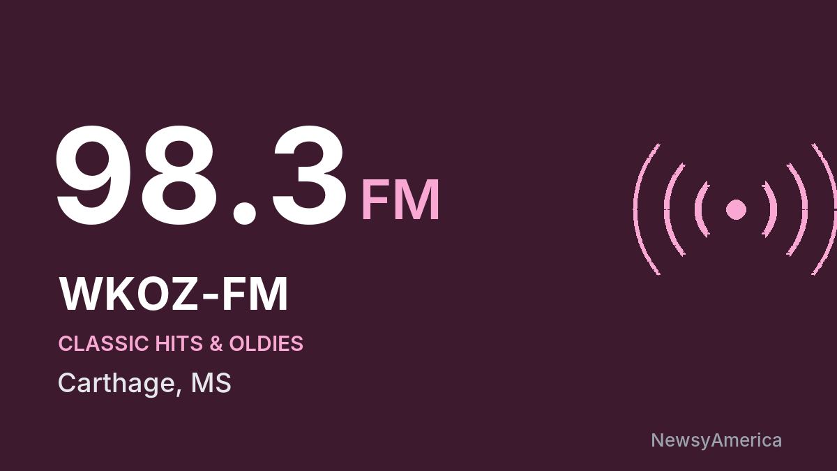 WKOZ-FM 98.3 FM – Carthage