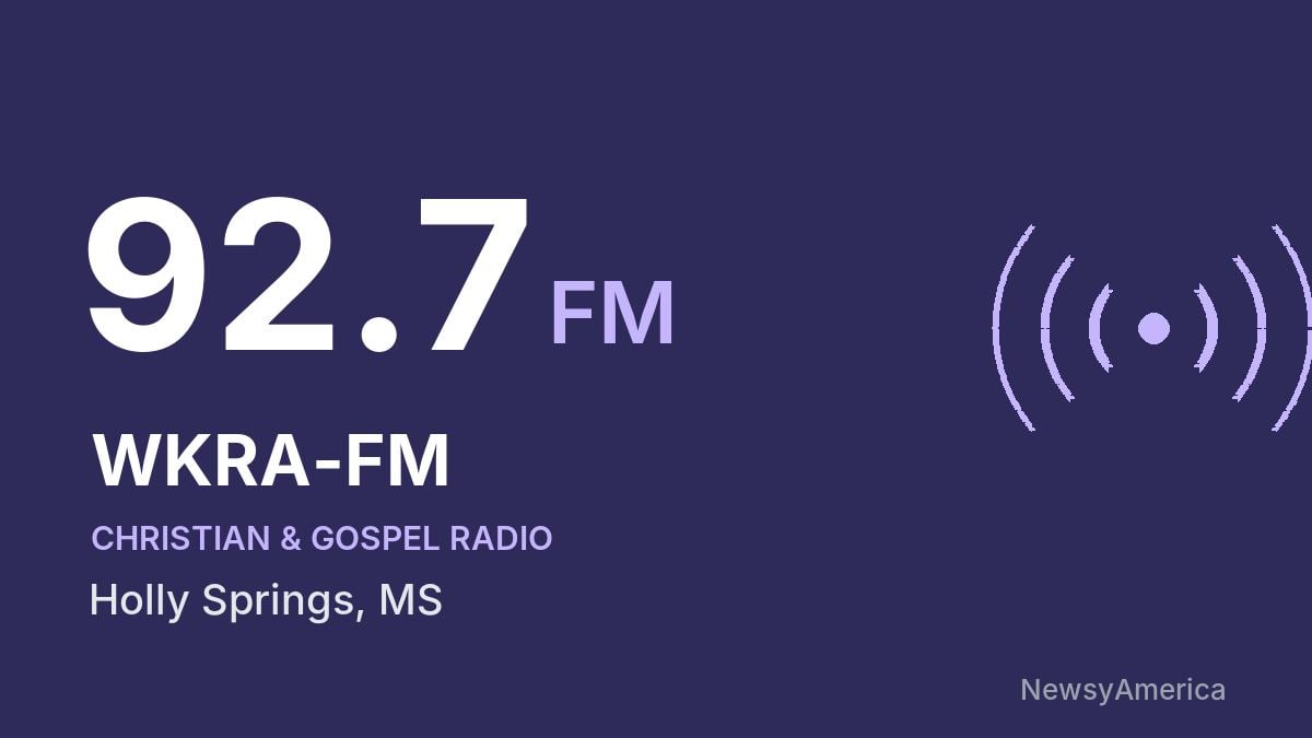 WKRA-FM 92.7 FM – Holly Springs