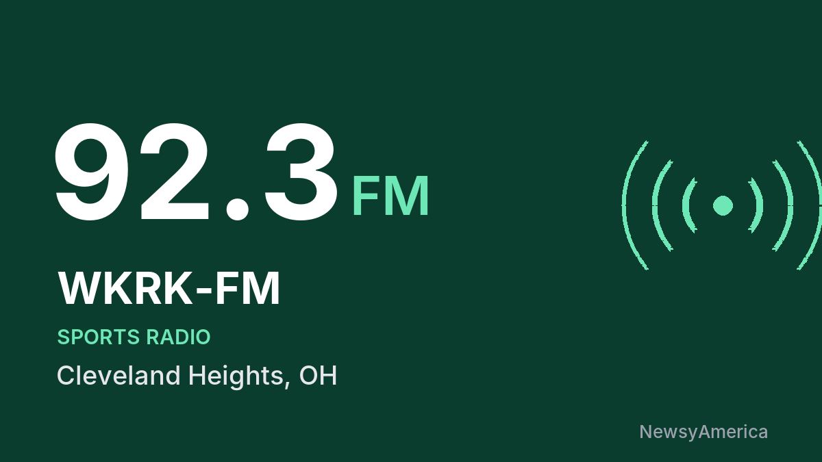 WKRK-FM 92.3 FM – Cleveland Heights