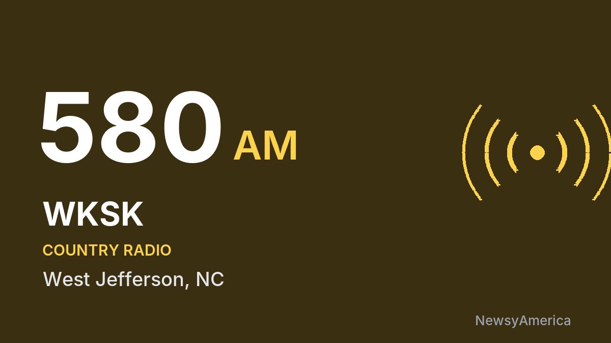 WKSK 580 AM – West Jefferson