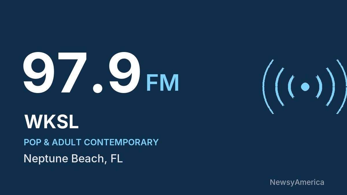 WKSL 97.9 FM – Neptune Beach