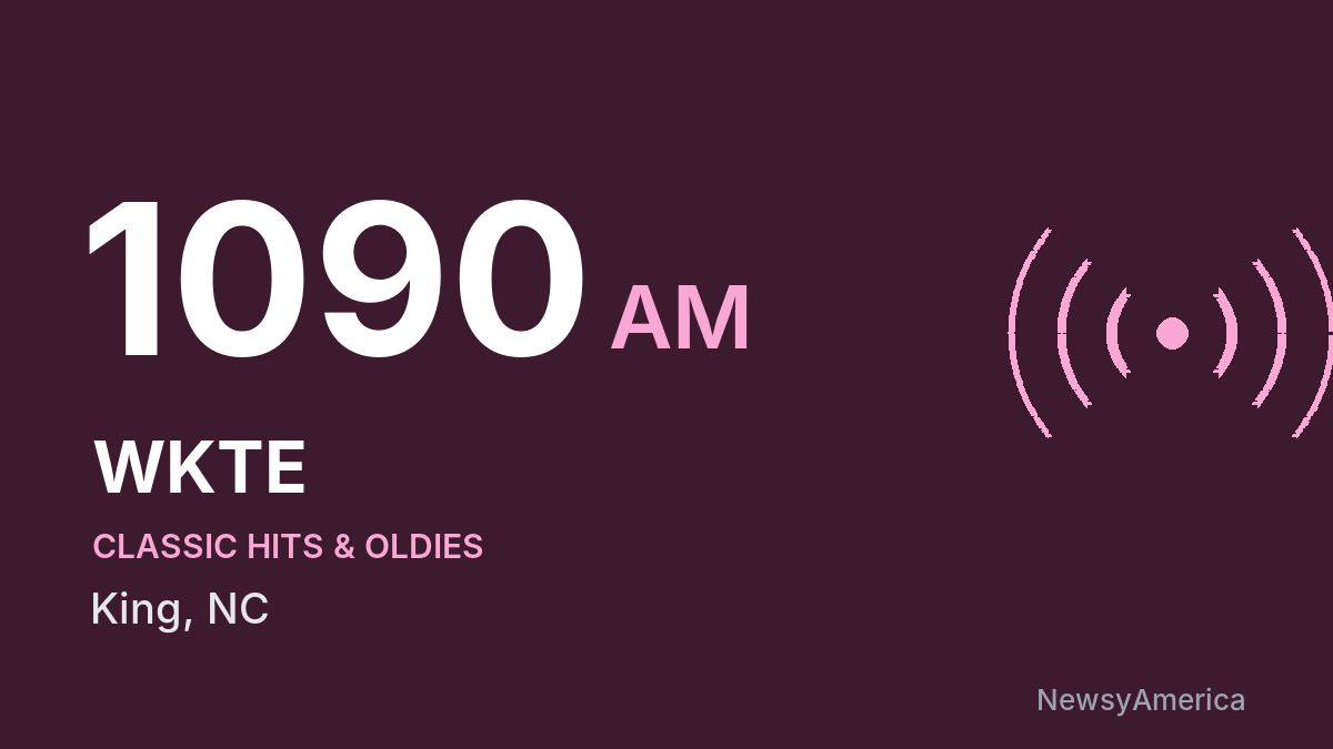 WKTE 1090 AM – King