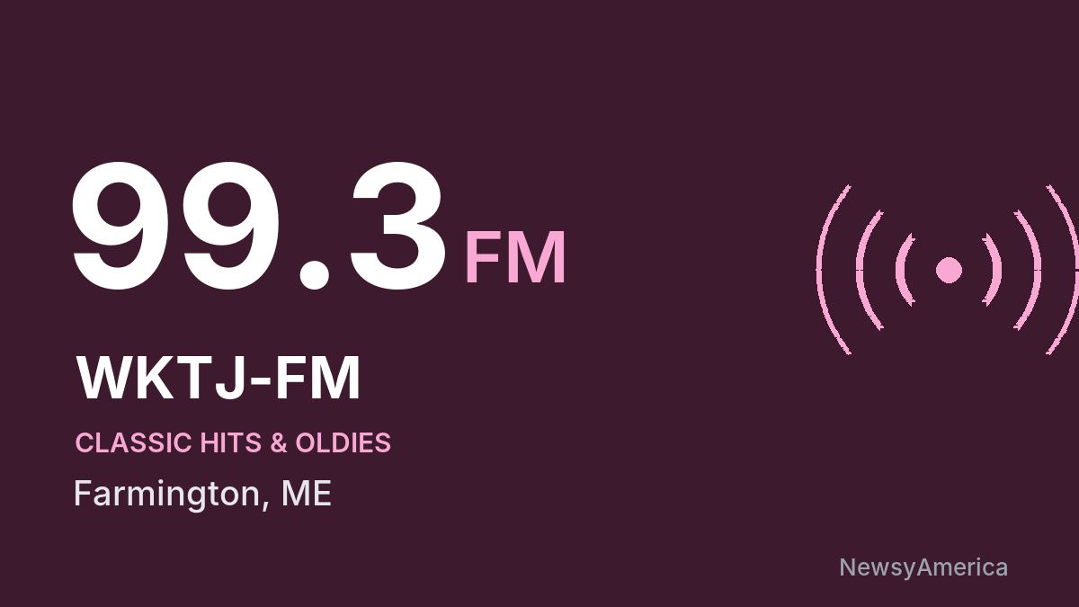 WKTJ-FM 99.3 FM – Farmington