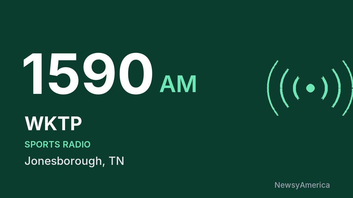 WKTP 1590 AM – Jonesborough