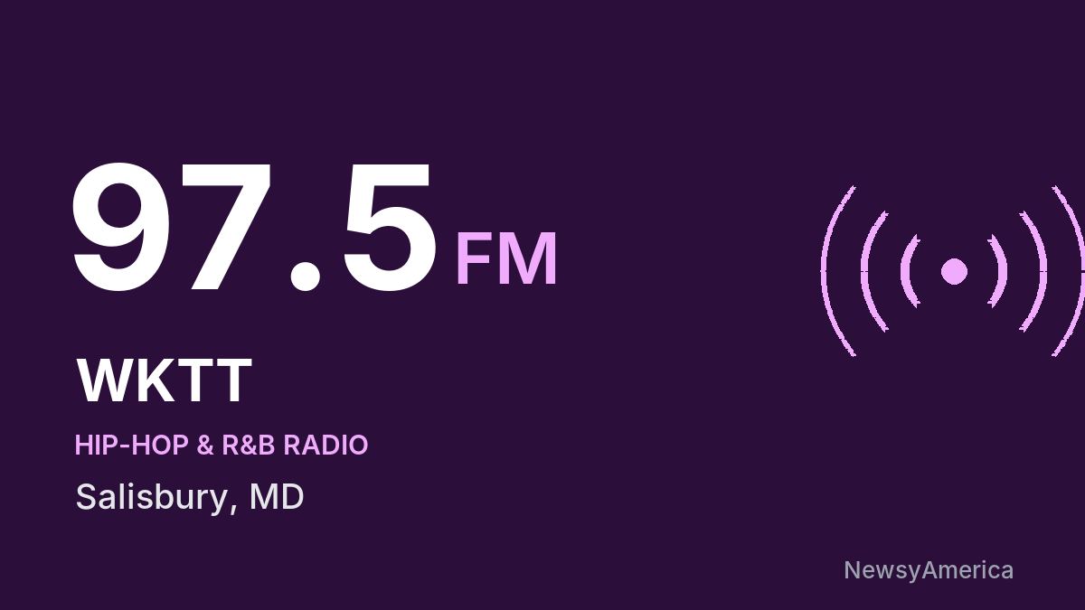 WKTT 97.5 FM – Salisbury