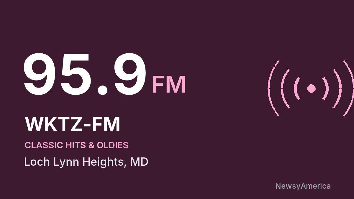 WKTZ-FM 95.9 FM – Loch Lynn Heights