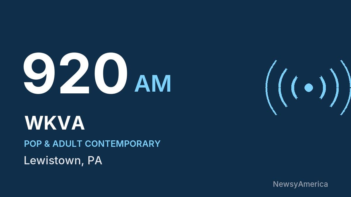 WKVA 920 AM – Lewistown