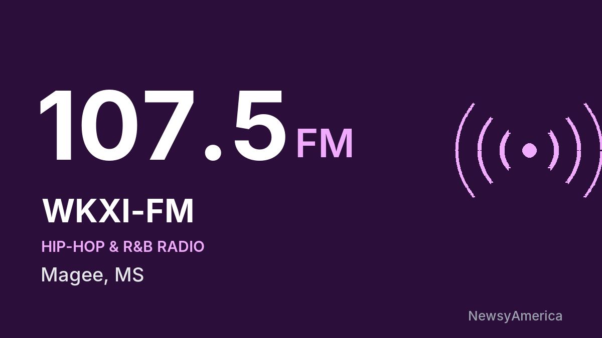 WKXI-FM 107.5 FM – Magee